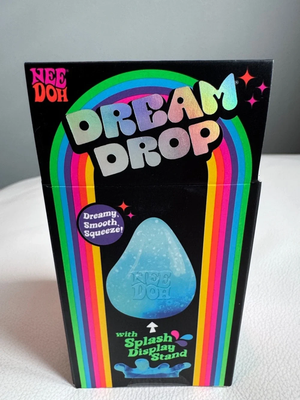 RARE NeeDoh Dream Drop + Stand Pink Squishy TikTok Viral Toy New SHIPS TODAY! - Picture 4 of 7